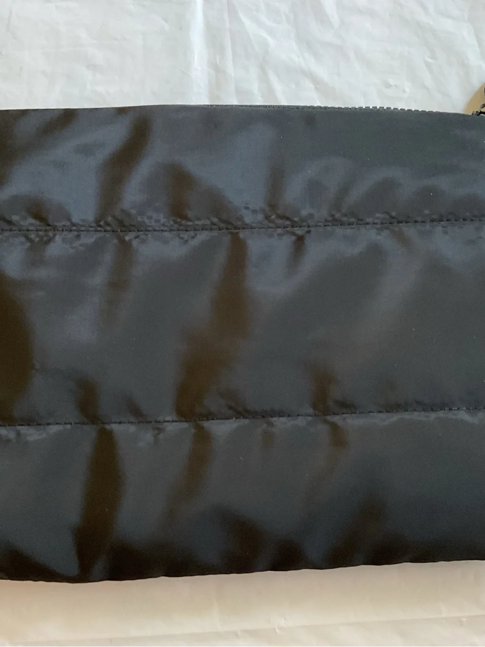 Chanel Beaute Puffy Nylon Gift Makeup Cosmetic Pouch Clutch